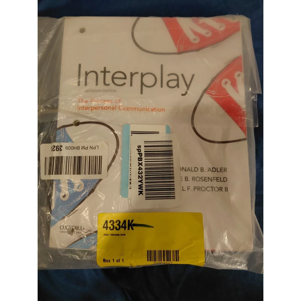Interplay The Process of Interpersonal Communication 15th Edition Loose Leaf New